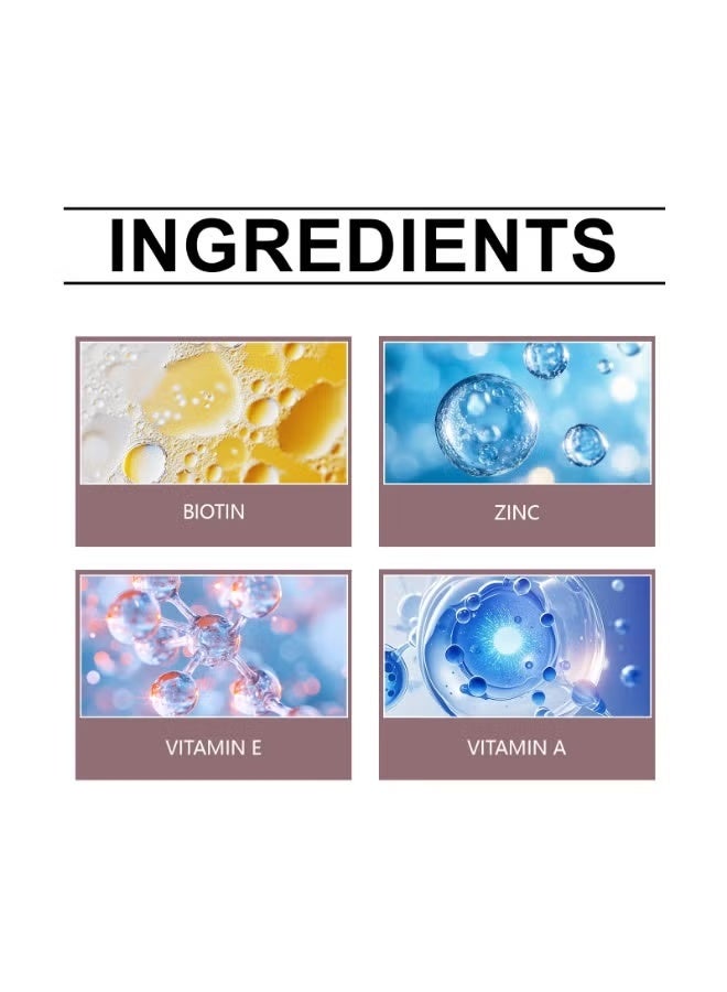 بوشيد Bushaid Blueberry نكهة الشعر والأظافر والجلد (60 Gummies) - يحتوي على البيوتين والزنك والسيلينيوم لحماية الشعر اللامع وتقوية الأظافر وتغذية الجلد - Image 2